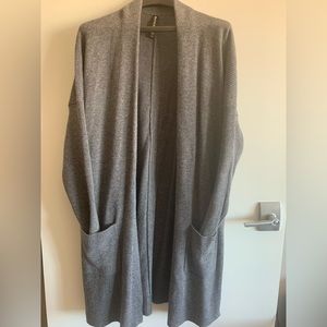 Gray cardigan, Athleta, like new (no tags but never been worn)